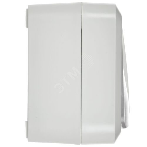 TORS Блок розетка + выключатель горизонтальный 16А IP55 TS342 белый - фото 5