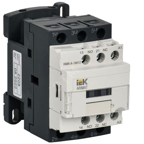 ARMAT Контактор КМИ-А-10612 LC1D 6А 230В/АС3 1НО/1НЗ  | AR-ACC-11-006-230-11 | IEK - фото 2