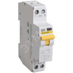 Выключатель автоматический дифференциальный АВДТ32М С10 10мА(Электронный)