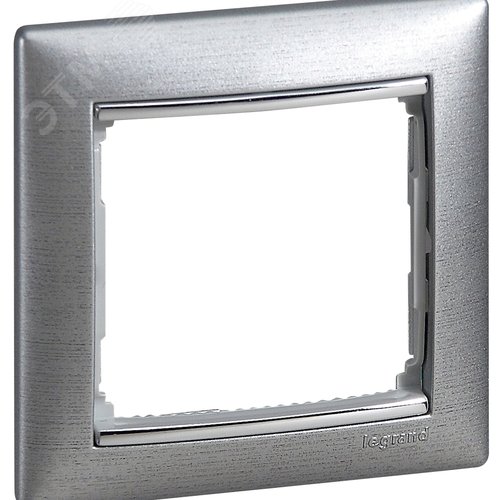 VALENA Рамка 1 пост матовый алюминий (770331)