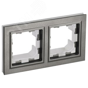 BRITE Рамка 2 поста IP44 РУ-2-БрШ-44 шампань - IEK (ИЭК)