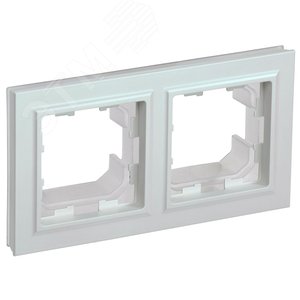 BRITE Рамка 2 поста IP44 РУ-2-БрЖ-44 жемчуг - IEK (ИЭК)