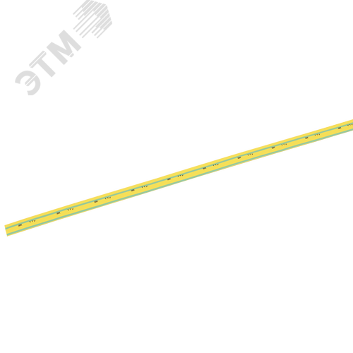 Трубка термоусаживаемая ТТУ 50/25 желто-зеленая (1м)