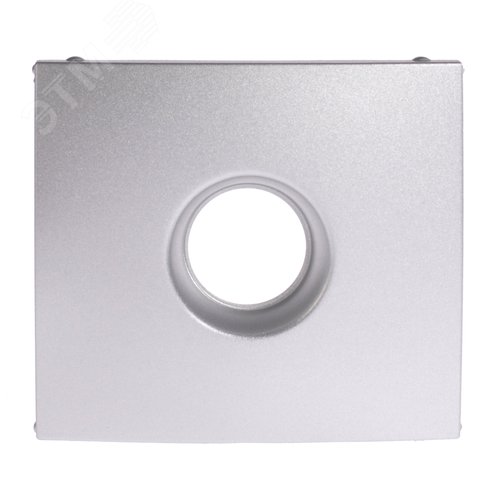 Лицевая панель для розетки TV алюминий VALENA