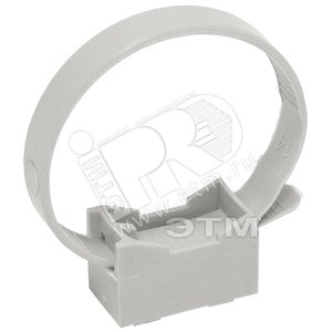 Держатель хомутный со стяжкой CFF1 16-32мм (упаковка 10шт.) - IEK (ИЭК)