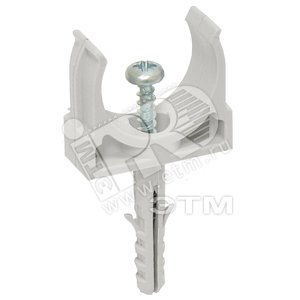 Держатель с защёлкой и дюбелем CT32 (упаковка 5шт.)