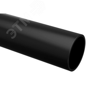 Труба гладкая жесткая ПВХ d=20 черная 2м          (50м/компл) IEK - IEK (ИЭК)