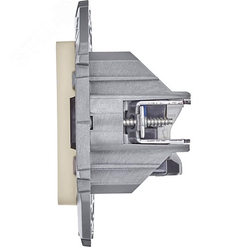 Розетка компьютерная двойная RJ45 категория 6 UTP слоновая кость INSPIRIA - фото 6