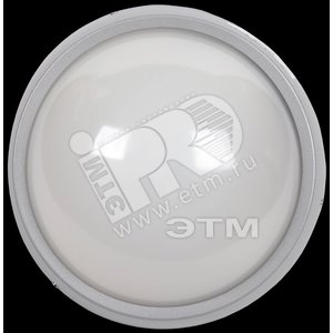 Светильник светодиодный ДБП-8w 4500К 540Лм круглый металлический IP54 серый (LDPO0-1601-8-1-K03) - IEK (ИЭК)