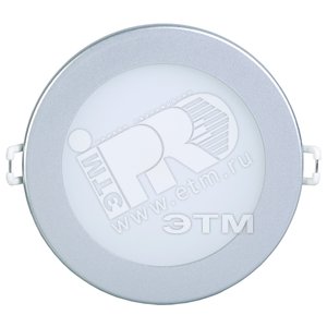 Светильник светодиодный ДВО-7Вт 4000К 530Лм slim серебро (LDVO0-1604-1-7-K23) - IEK (ИЭК)