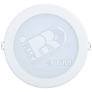 Светильник светодиодный ДВО-12Вт 4000К 950Лм slim белый (LDVO0-1605-1-12-K01) - IEK (ИЭК)