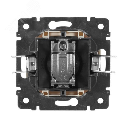 Розетка TV проходная слоновая кость VALENA 3