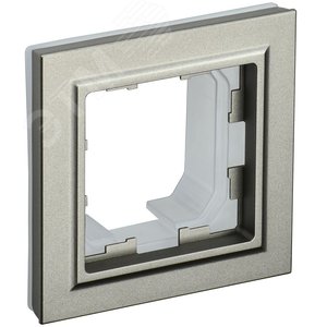 BRITE Рамка 1 пост IP44 РУ-1-БрШ-44 шампань - IEK (ИЭК)