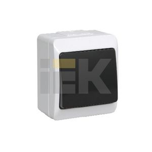 ГЕРМЕС Выкл-ль 1-кл нар. черн. IP44 (ВС20-1-0-ГЧ) - IEK (ИЭК)