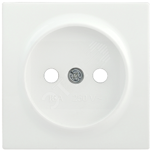 Накладка розетка без заземляющего контакта BOLERO белый (ENB10-R-K01)