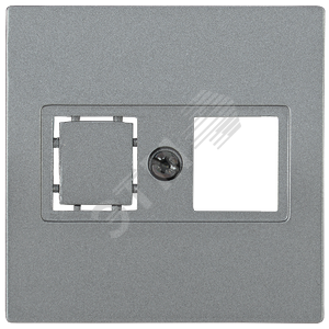 Накладка телефонная RJ12/HDMI BOLERO антрацит (ENB11-T-K95)