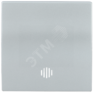Накладка 1 клавиша с индикацией BOLERO серебряный