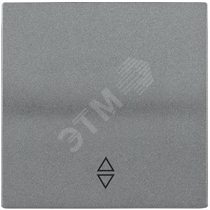 Накладка 1 клавиша для проходного BOLERO антрацит (ENB12-V-K95)