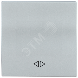 Накладка 1 клавиша для перекрестного BOLERO серебряный