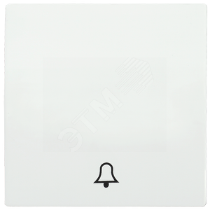 Накладка 1 клавиша для кнопочного звонок BOLERO белый