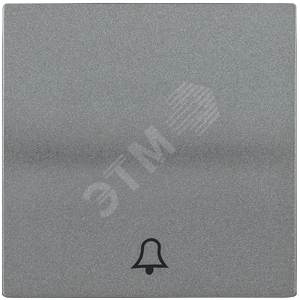 Накладка 1 клавиша для кнопочного звонок BOLERO антрацит