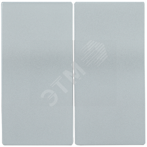 Накладка 2 клавиши BOLERO серебряный