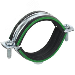 Скоба металлическая двухкомпонентная ELASTA с резиновым уплотнителем d=60-65 мм - IEK (ИЭК)
