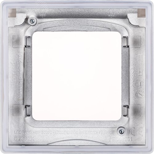 Рамка 1-местная IP44 антрацит INSPIRIA - фото 3