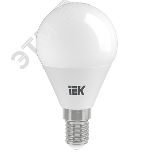 Лампа светодиодная G45 шар 9Вт 230В 4000К E14 2