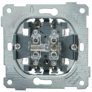 Выключатель 1 клавишный проходной 10А BOLERO