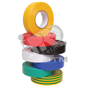 Изолента ПВХ желтая 15мм 20м