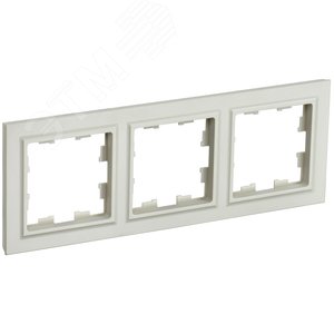 BRITE Рамка 3 поста РУ-3-БрКр бежевый - IEK (ИЭК)