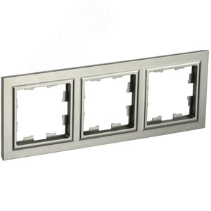 BRITE Рамка 3 поста РУ-3-БрШ шампань - IEK (ИЭК)