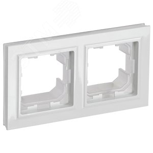 BRITE Рамка 2 поста IP44 РУ-2-БрБ-44 белый - IEK (ИЭК)