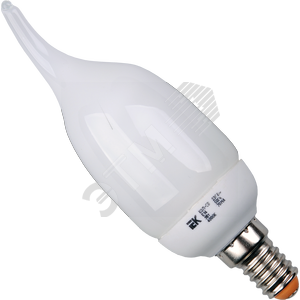 Лампа энергосберегающая КЛЛ 9/827 Е14 D38х114 свеча на ветру