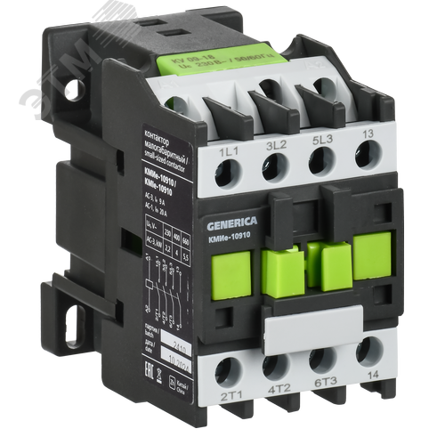 Контактор КМИе-10910 9А 230В/АС3 1NO GENERICA