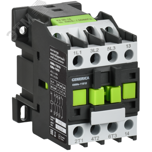 Контактор КМИе-11810 18А 230В/АС3 1NO GENERICA