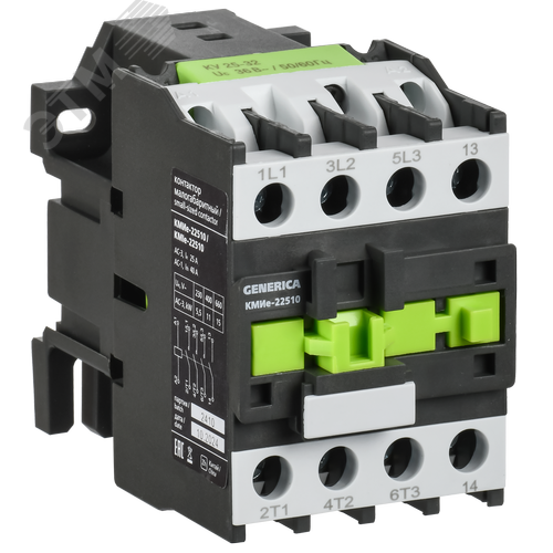 Контактор КМИе-22510 25А 110В/АС3 1NO GENERICA - IEK (ИЭК)