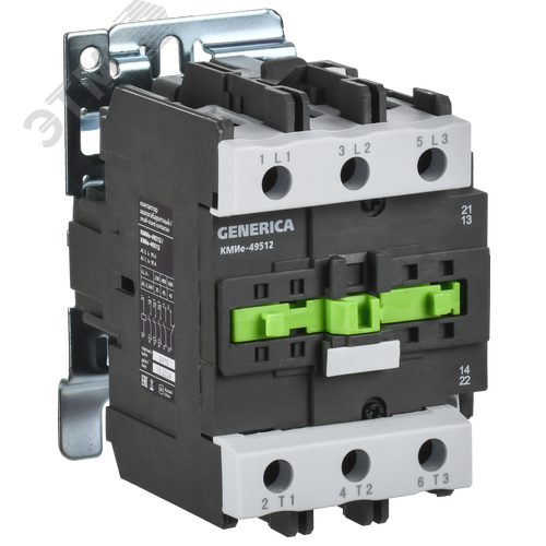 Контактор КМИе-49512 95А 230В/АС3 1NO 1NC GENERICA - IEK (ИЭК)