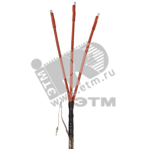 Муфта КВтп-10 3х150/240 с наконечником бумажная изоляция (UZM-BIK10-VN3-150240SZ)