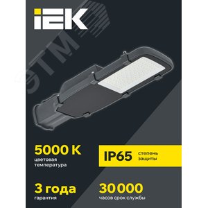 Светильник LED консольный уличный ДКУ 1002-50Д 5000К IP65 серый 2