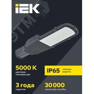 Светильник LED консольный уличный ДКУ 1002-150Д 5000К IP65 серый 2