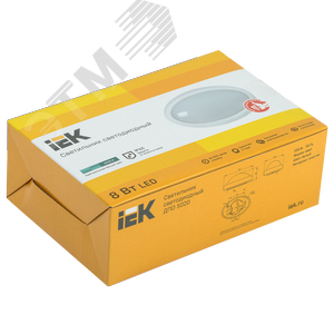 Светильник светодиодный ДПО 5020 8 Вт 4000K IP65 овал белый 3