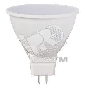 Лампа светодиодная LED 5вт 12в GU5.3 белый