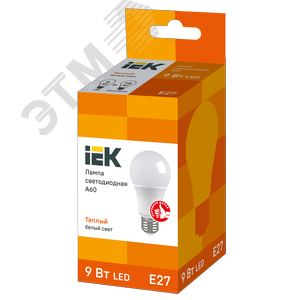 Лампа светодиодная A60 груша 7Вт 230В 6500К E27 3