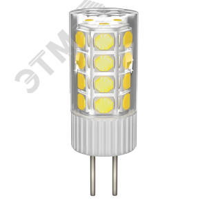 Лампа светодиодная CORN капсула 3,5Вт 230В 4000К керамика G4 - фото 2