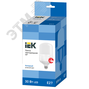 Лампа светодиодная HP 30Вт 230В 6500К E27 3