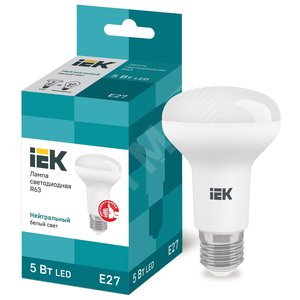 ЗК LED 5вт E27,R63,белый ECO IEK - IEK (ИЭК)