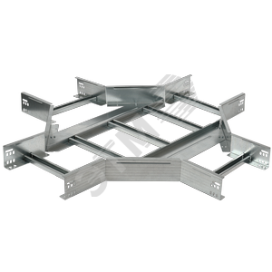 Крестовина лестничная 80х400 R300 HDZ IEK (LLK2X-080-400-HDZ)