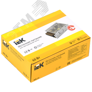 Драйвер LED ИПСН-PRO 60Вт 12 В блок - клеммы IP20 2